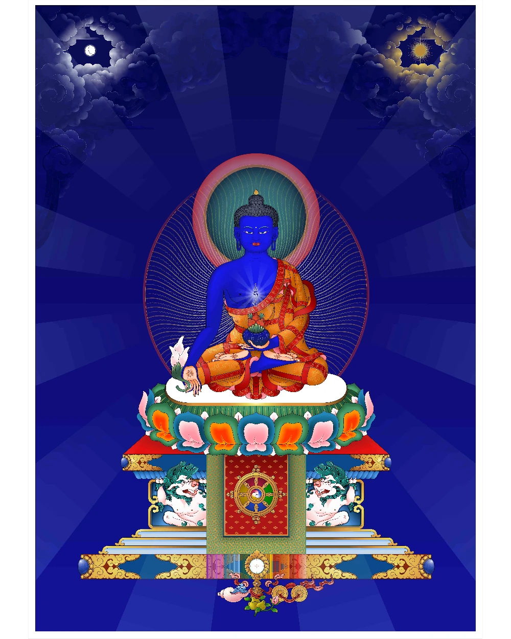 MEDICINE BUDDHA ON THORNE